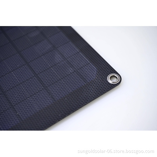Portable Waterproof Solar Charger 20W-40W USB Type-C Output for Camping Hiking Travel